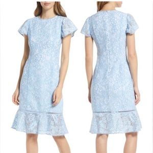 Rachel Parcell Celeste Lace Blue Sheath Dress